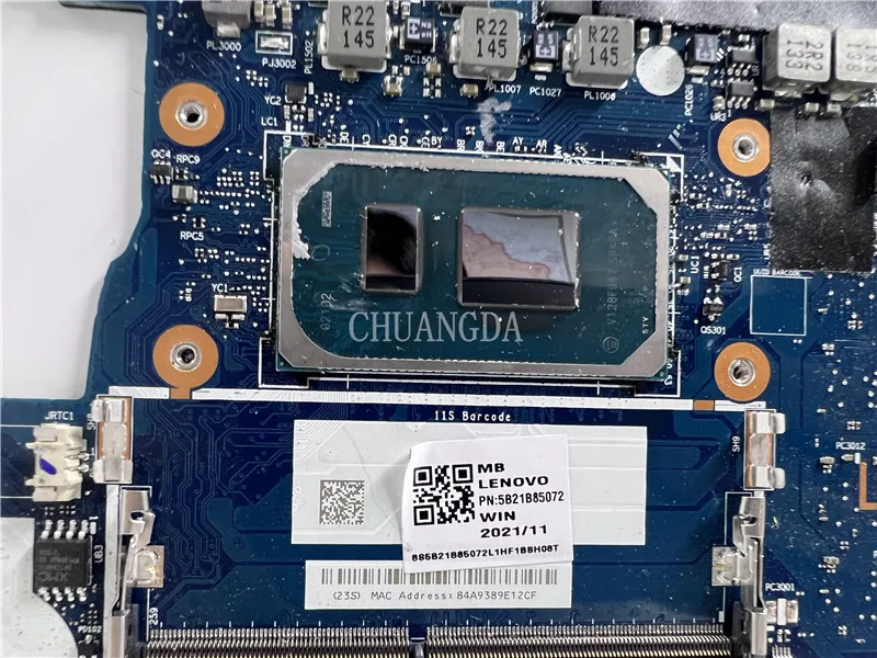 Imagem -02 - Placa-mãe Portátil para Lenovo Ideapad Nm-d471 Srk0a 7505 Srk04 I51135g7 Cpu Mainboard de Alta Qualidade 3-14itl6 3-15itl6