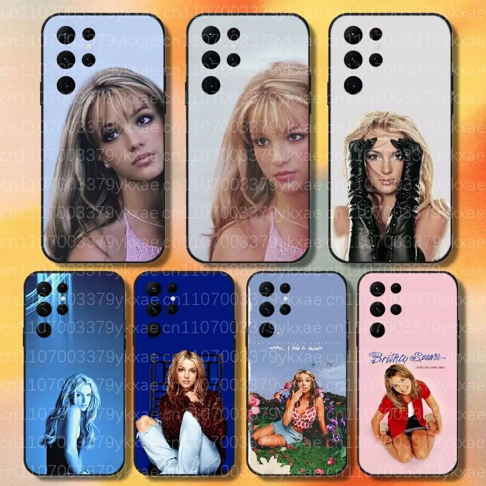 B-BritneyS Spears In The Zone Phone Case For Samsung S 25,24,23,22,30,21,10,9,Ultra,Plus,Lite,FE,4,5G Black Soft Case