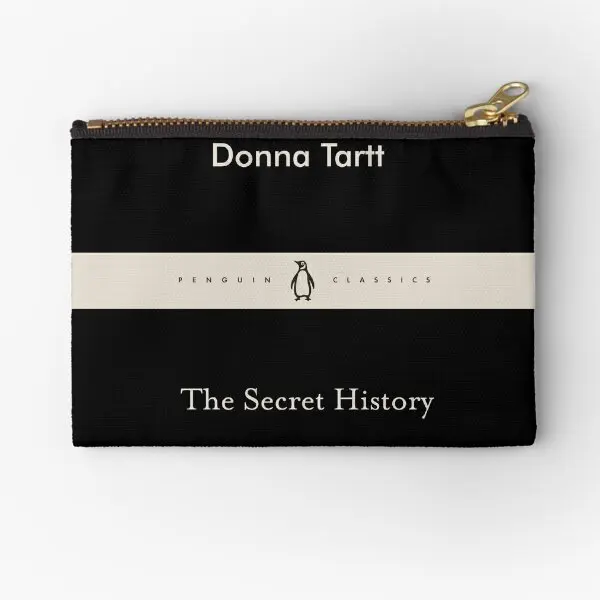 Penguin Books The Secret History By Donn  Zipper Pouches Storage Men Small Cosmetic Coin Bag Key Packaging Underwear Money Women