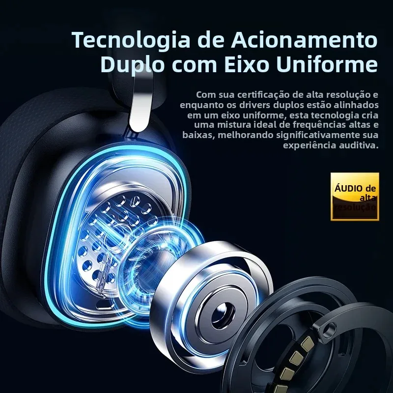 Fone de Ouvido Sem Fio Baseus GH02 (Headset Gamer Bluetooth 5.3) — imagem 3