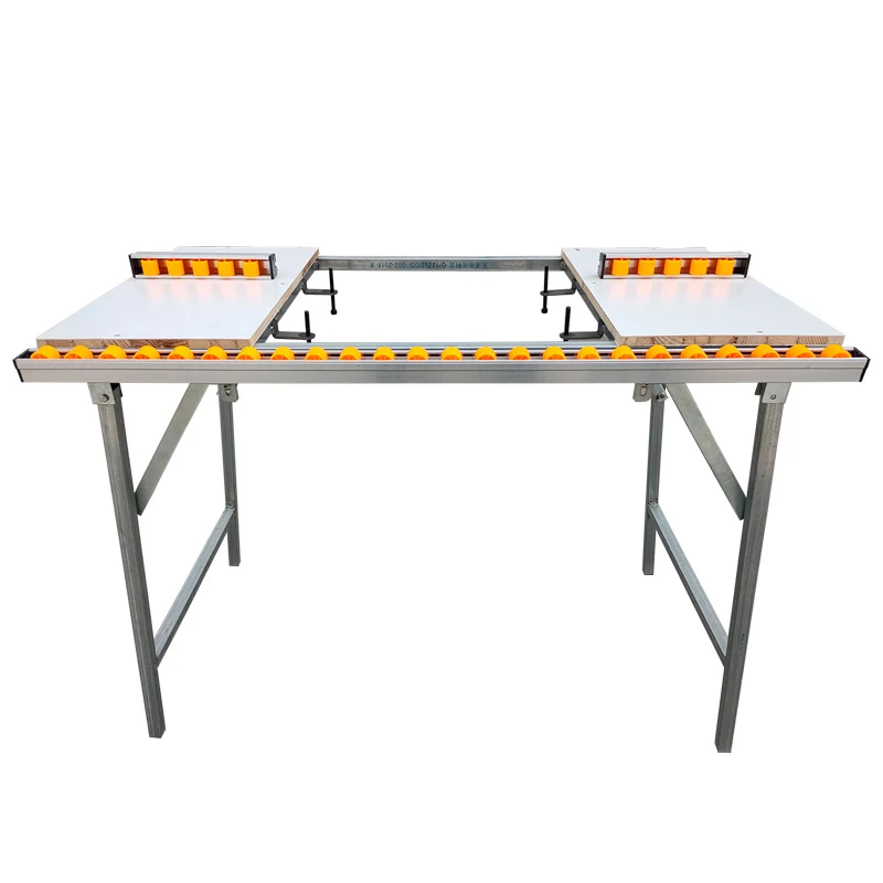 Woodworking portable edge banding machine platform bracket increases the widening platform retractable