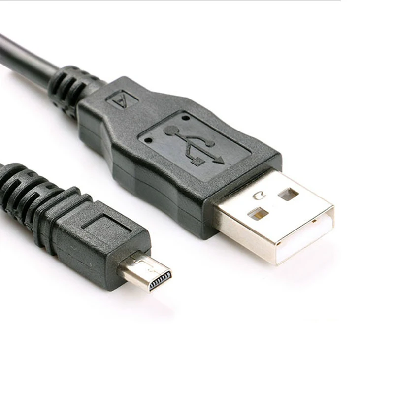 UC-E6 Digital Camera USB Data Cable Mini 8 Pin  for Nikon CoolPix Fuji Panasonic Olympus Sony 1M 1.5M