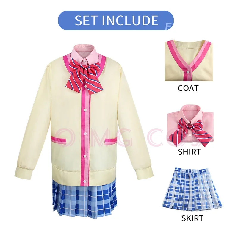 Mikuu Akiyama Mizuki Cosplay Costumes Project Sekai Anime Role Playing Holiday Party Women Game