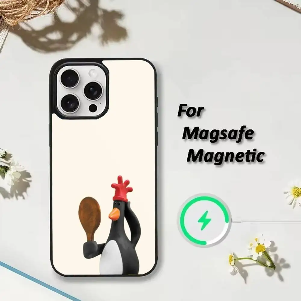 Чехол для телефона F-Feathers M-McGraw для iPhone 17,16,15,14,13,12, Plus, Pro, Max для Magsafe Magnetic Wireless Charge