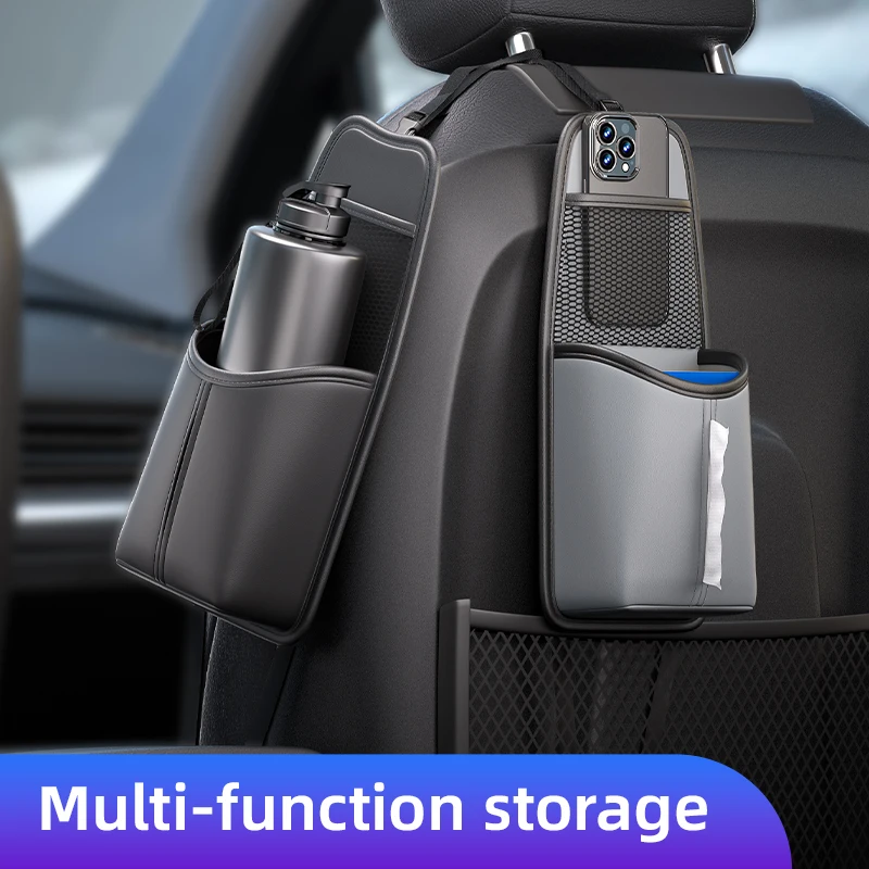 Bolsa de Armazenamento Lateral Universal para Carro JFBONIN, Organizador de Assento Automotivo Suspenso com Bolso de Malha para Celular, Garrafa e Porta-Copos