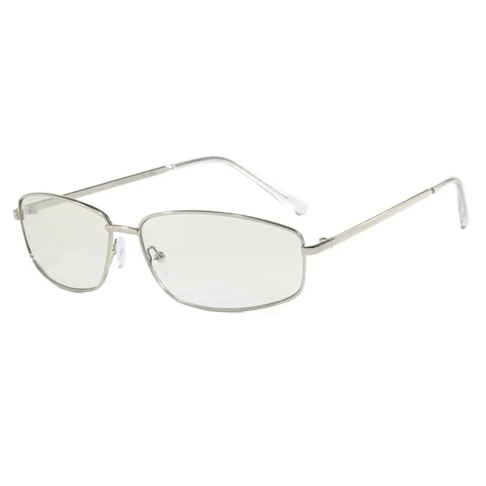 

Fashion Metal Frame Square Sunglasses UV400 Punk Sun Glasses UV Resistant Cycling Glass Y2K Shades Eyewear Unisex