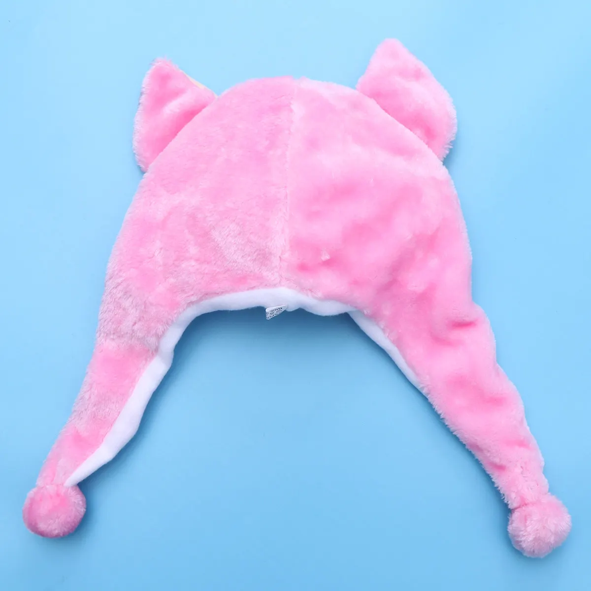 Chapéu de Animal com Capuz e Protetores de Orelha, Tamanho Único para Crianças e Adultos, Quente e Confortável para o Inverno, Proteção Contra o Frio, Estilo Único