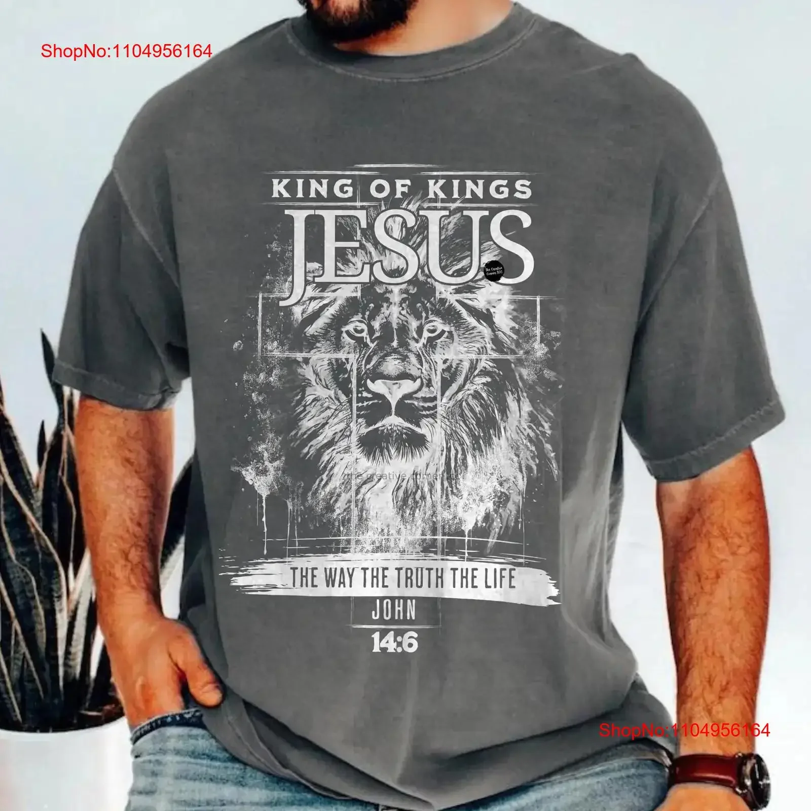 

Mens Christian T Shirt Christianity for Him Bible Verse Clothing Religious Faithful s Dad vintage Washed Stylish Breathable
