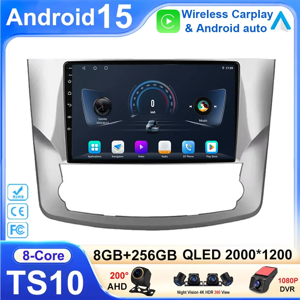 Carplay For Toyota Avalon 3 XX30 2010 - 2012 Android 15 Auto Radio Multimedia Player GPS Navigation 5G WIFI BT No 2Din DVD