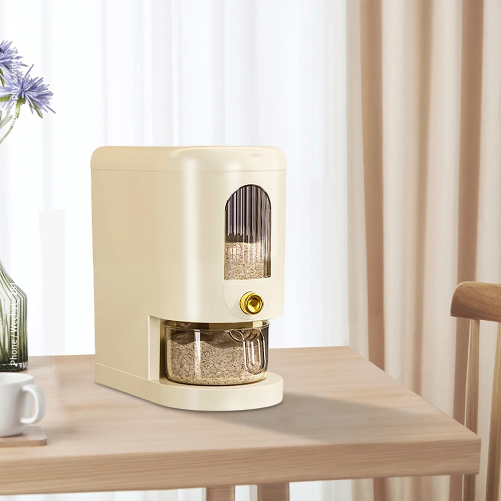 5/10 كجم التلقائي موزع الحبوب صندوق تخزين الحشرات واقية الأرز تخزين الحاويات مقاوم للرطوبة فول الصويا الذرة صندوق تخزين الحبوب #3