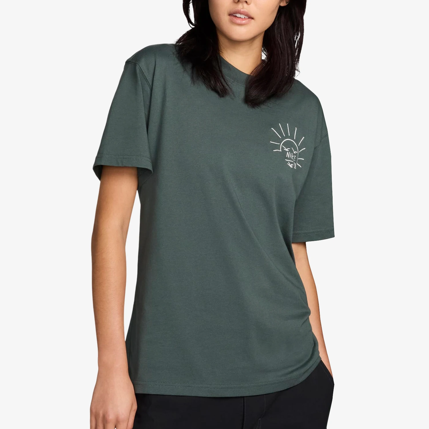 

Nike Genuine 2024 New Style Men's Loose Round Neck Training Sport T-shirt FZ5282-338