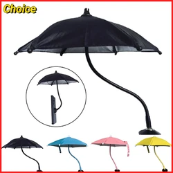 Magnetic Phone Umbrella for iphone 15/14/13/12 Pro/Pro Max Anti-glare Sun Shade Shield Cover 360° Rotation Mini Umbrella 24cm