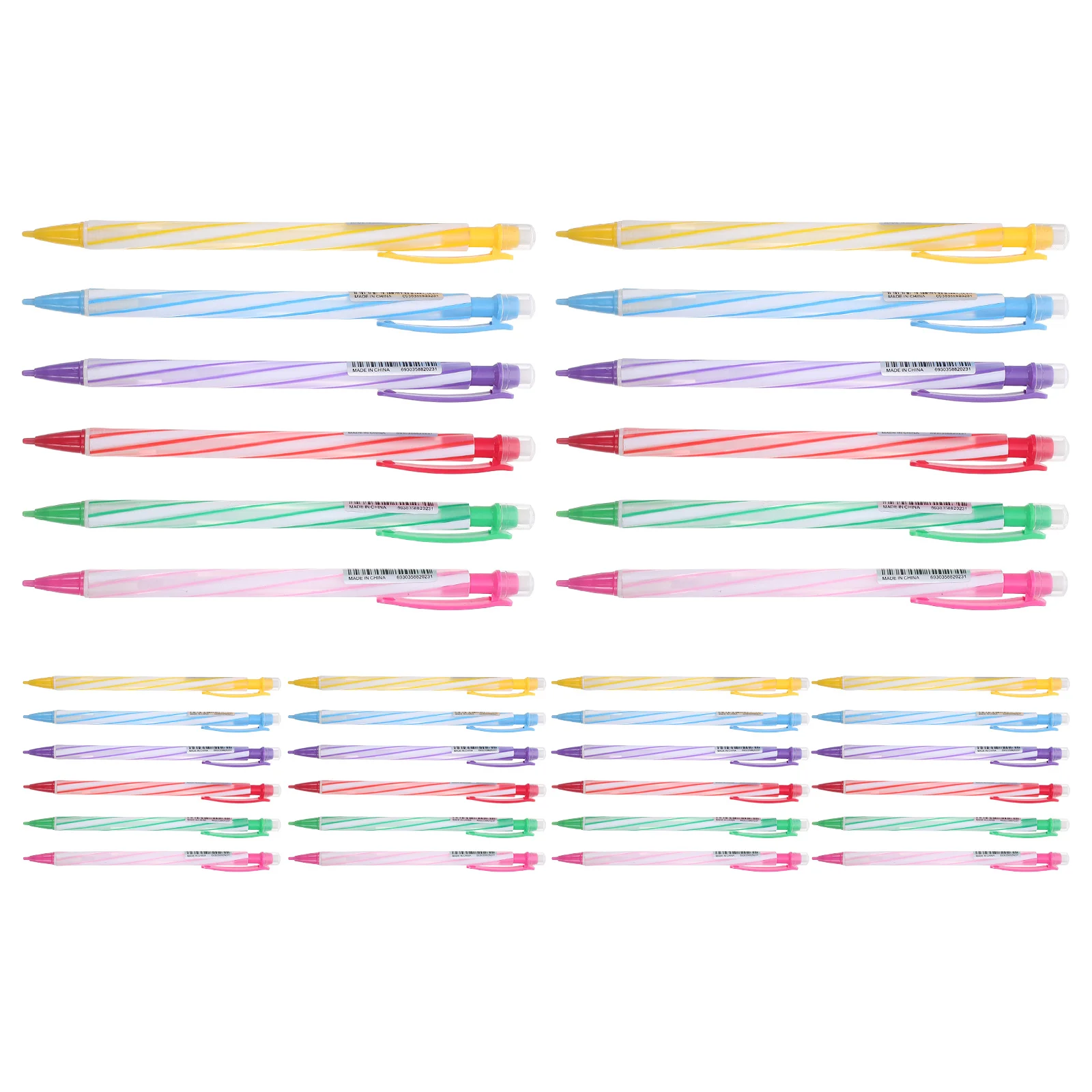 

36 шт. механические карандаши оптом 0,7 мм милые автоматические карандаши для рисования с ластиком самозатачивающиеся дети девочки студенческие письма