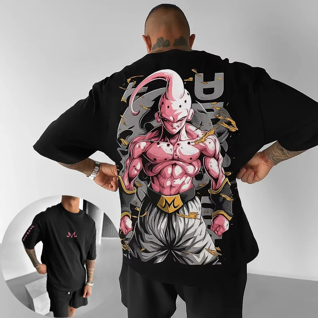 

Dragon Ball Trend Y2K T-shirt 2026 Men's Ummer Majin Buu Anime New Hip Hop Versatile Trendy Loose Parent Child Top