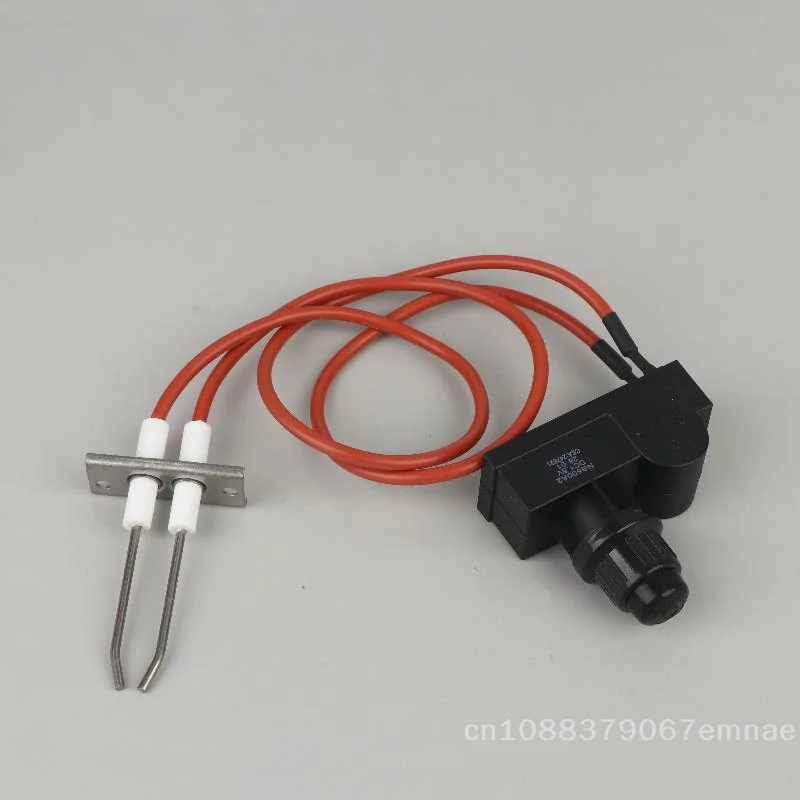 [ZYAS] Kit Universal de Ignição Eletrônica por Pulso com Botão de Agulha e Ignição Dupla para Churrasqueira Char-Broil e Aquecedor a Gás/Água