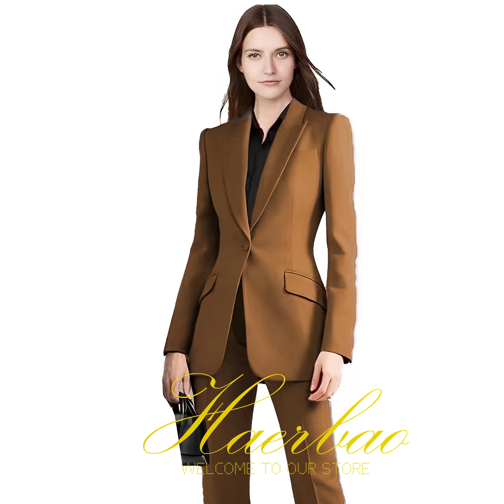 Fashion Women’s Suit Business Women Blazer Pant Set Office Lady Suit 2 Pieces Set