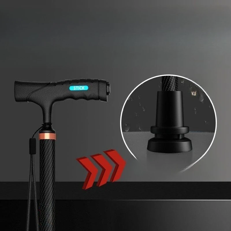 

Non-slip and lightweight outdoor climbing cane for the elderly
