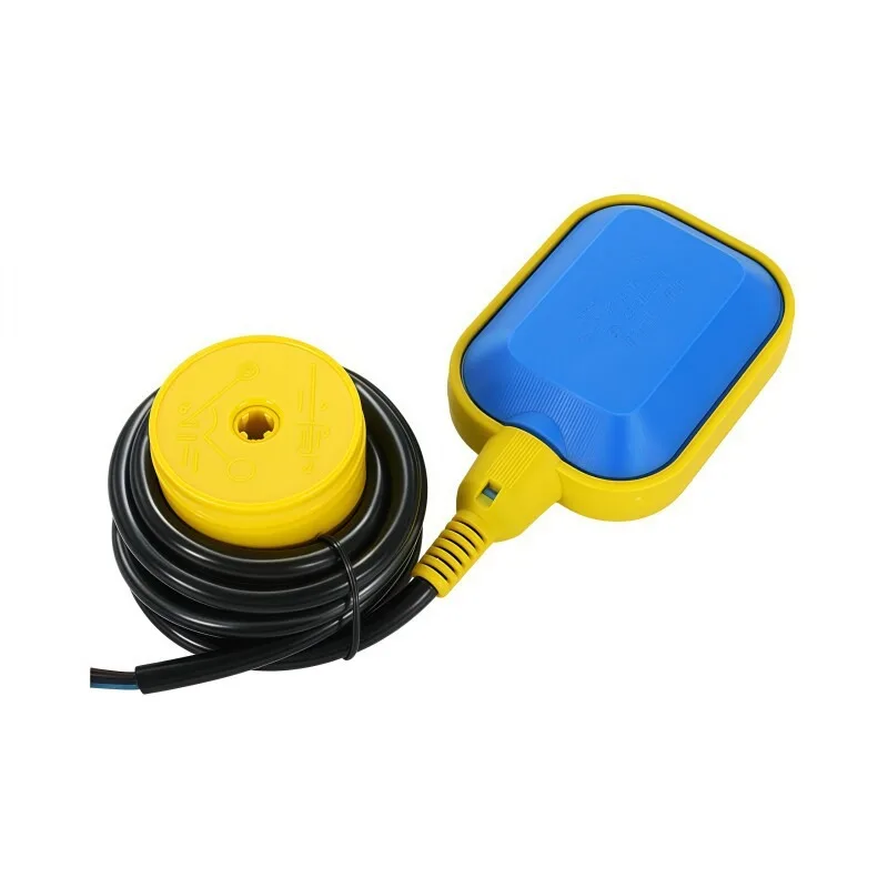 Cable Type Float Level Switch with Copper Wire, Liquid Float Level Controller for Water Pump Tank Water Level Control