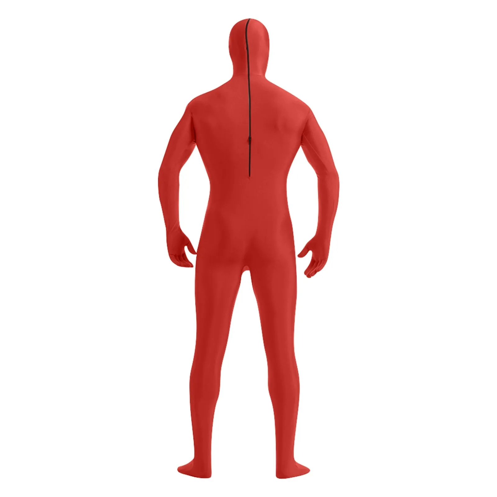 Zentai noir en nylon pour hommes adultes, IQUE dex, visage ouvert, carnaval, danse complète du corps, olympiques de cosplay unisexes, cosplay à pieds