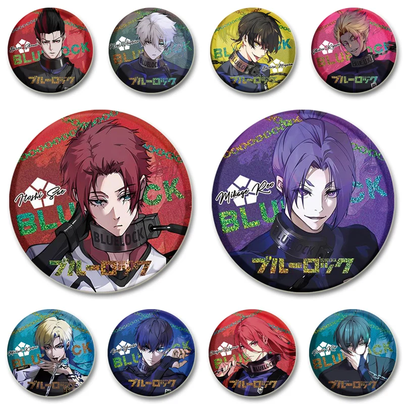 

Isagi Yoichi ,Chigiri Hyoma,Bachira Meguru,Rin Itoshi,Nagi Seishiro Anime Brooch Pins Cosplay Cartoon Badge for Backpack Clothes