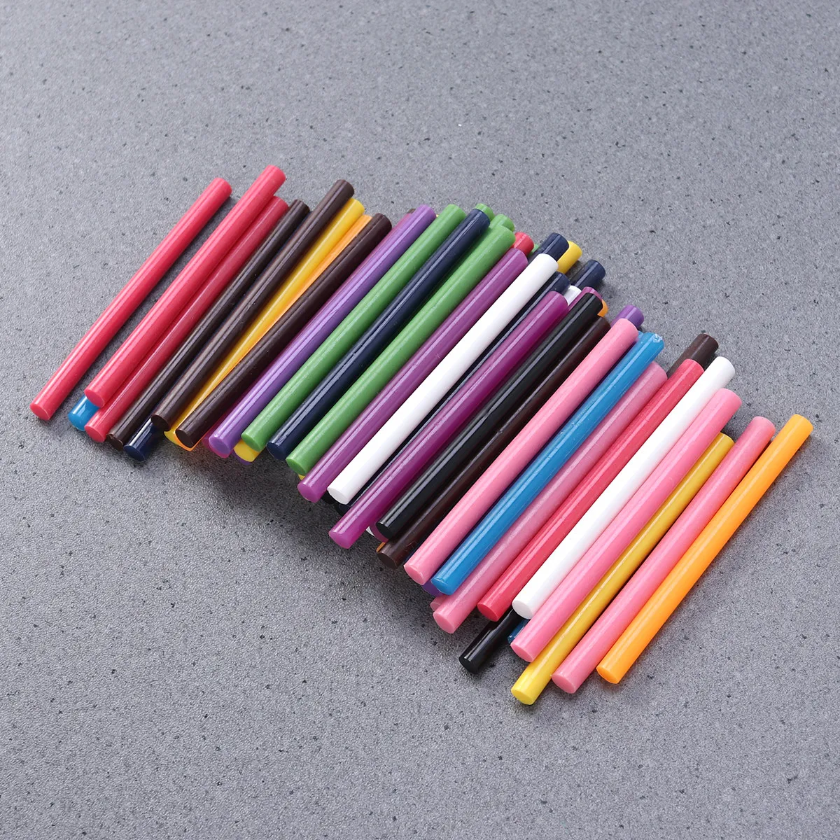 60Pcs Hot Melt Glue Sticks High Transparency Fast Curing Multifunction Adhesive Rods for DIY Crafts Repair Home Office Use