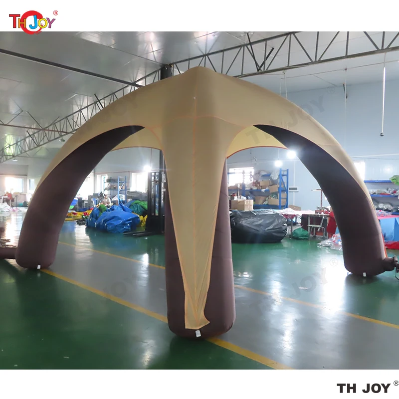 Free Air Shipping 4m Portable Advertising Spider Tent Inflatable Party Event Exhibition Dome Marquee Car Garage Canopy