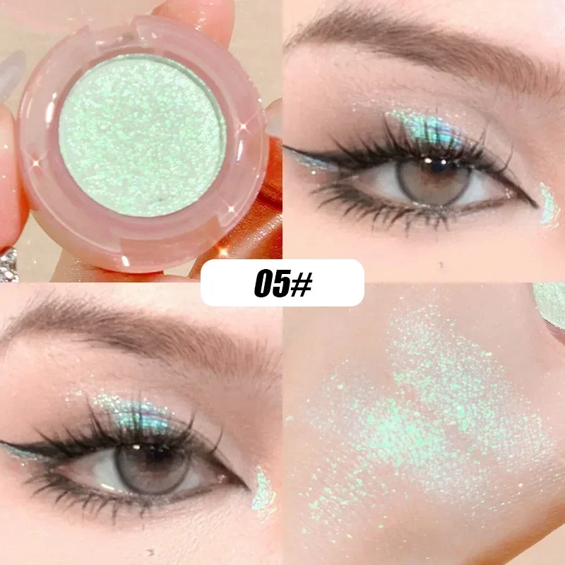 Diamond Eye Shadow Palette Gorgeous Glitter Eyeshadow Glossy Shiny Highlighter Shadow Shimmer Cowherd Weaver Girl Eyes Makeup