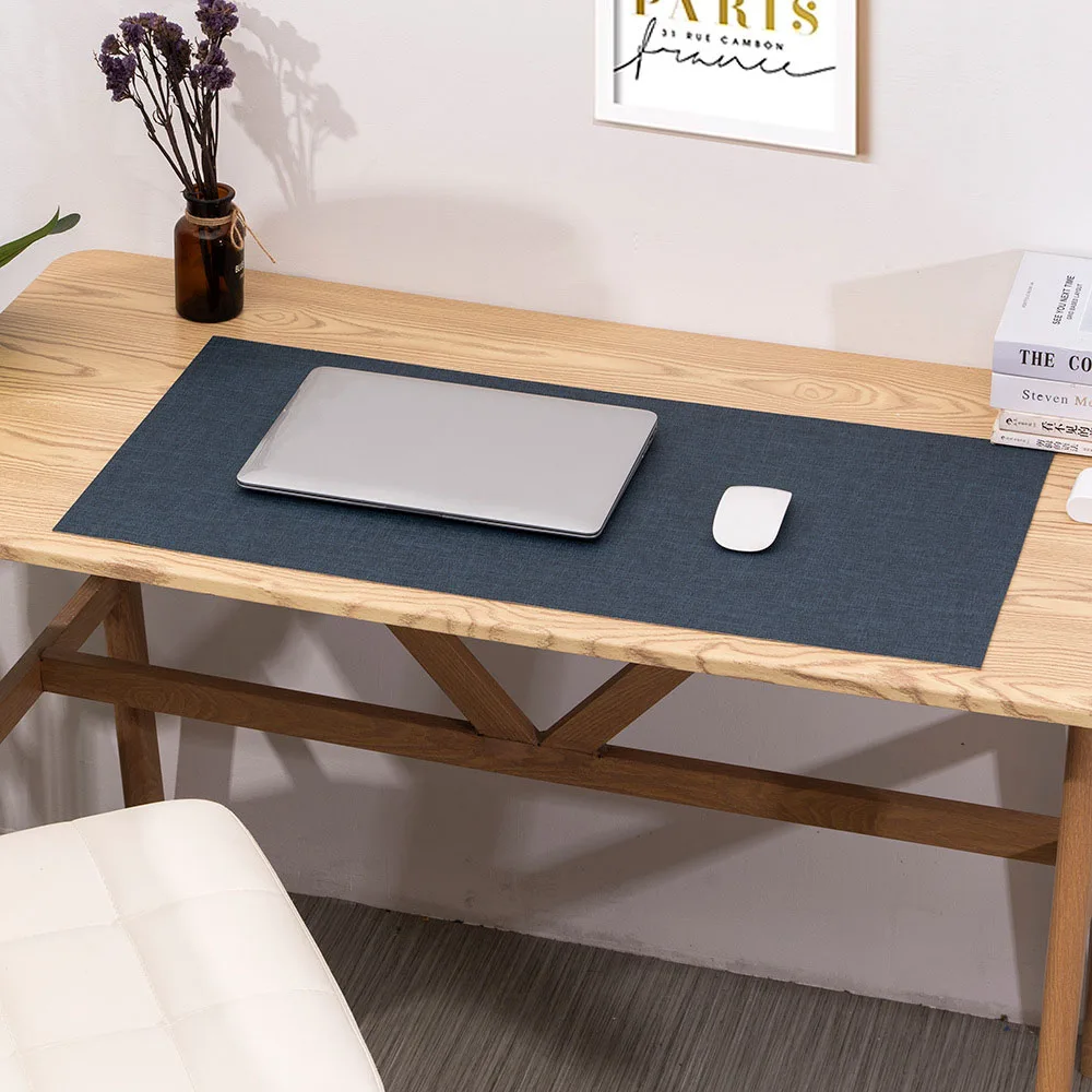 PVC leather cloth pattern waterproof heat insulation anti-ironing table mat dust-proof table mat washable tailoring mouse pad