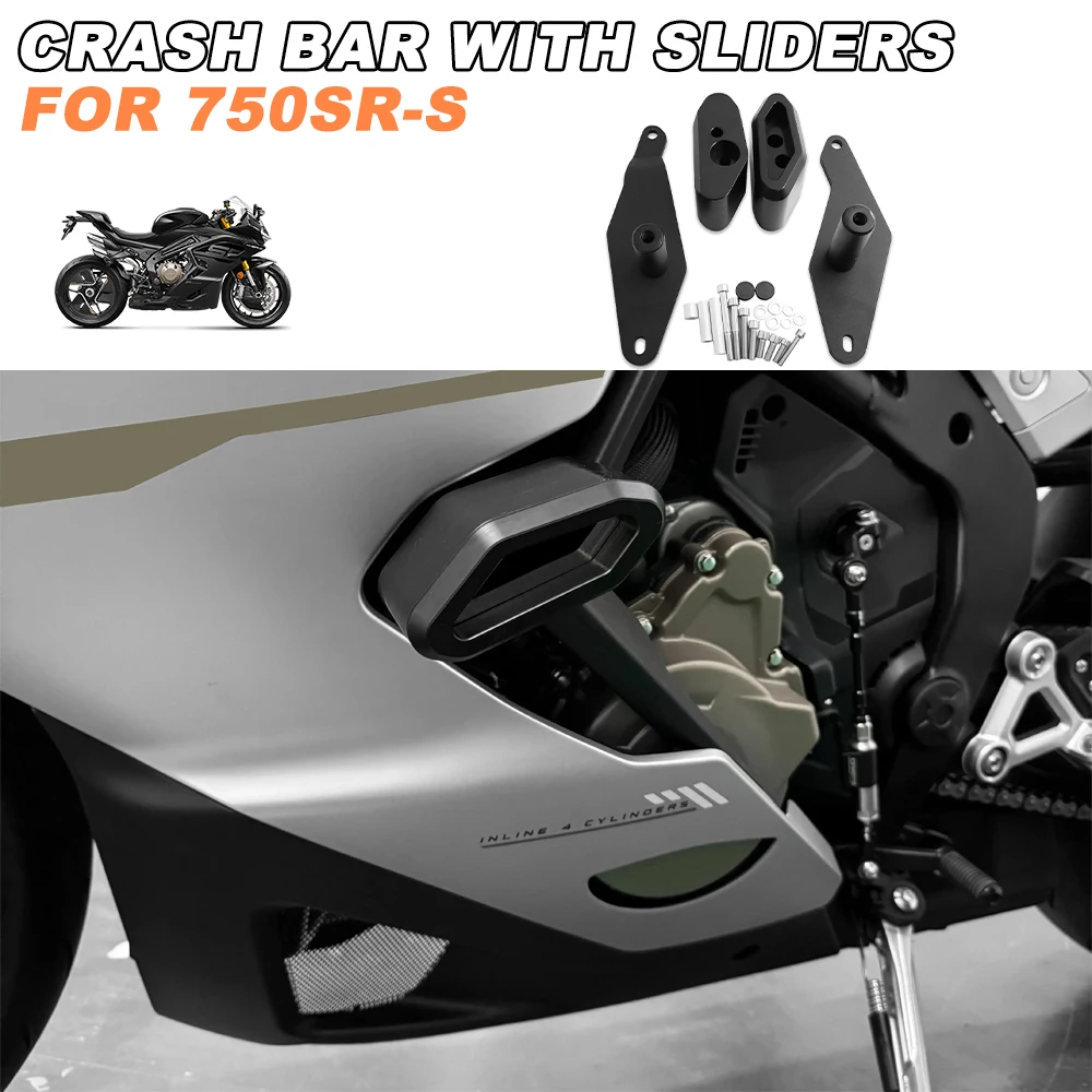 

For CFMOTO 750SR-S 2025 2026 750SR-R 750SR S Motorcycles Body work Frame Slider Crash Pad Engine Protector Anti Drop Guard Ball