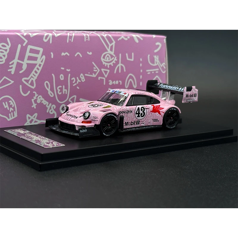 TPC In Stock 1:64 Hoonipigasus Matte Pink Pig SVRSR Diecast Diorama Car Model Collection Miniature Toys