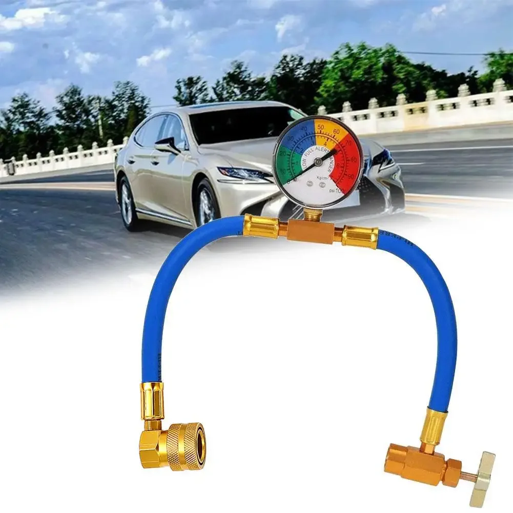 

Air Conditioner Refill R134a Gas Refrigerant Air Conditioning Recharge Tool R134a Adapter Refrigerante Open Valve Charging Pipe