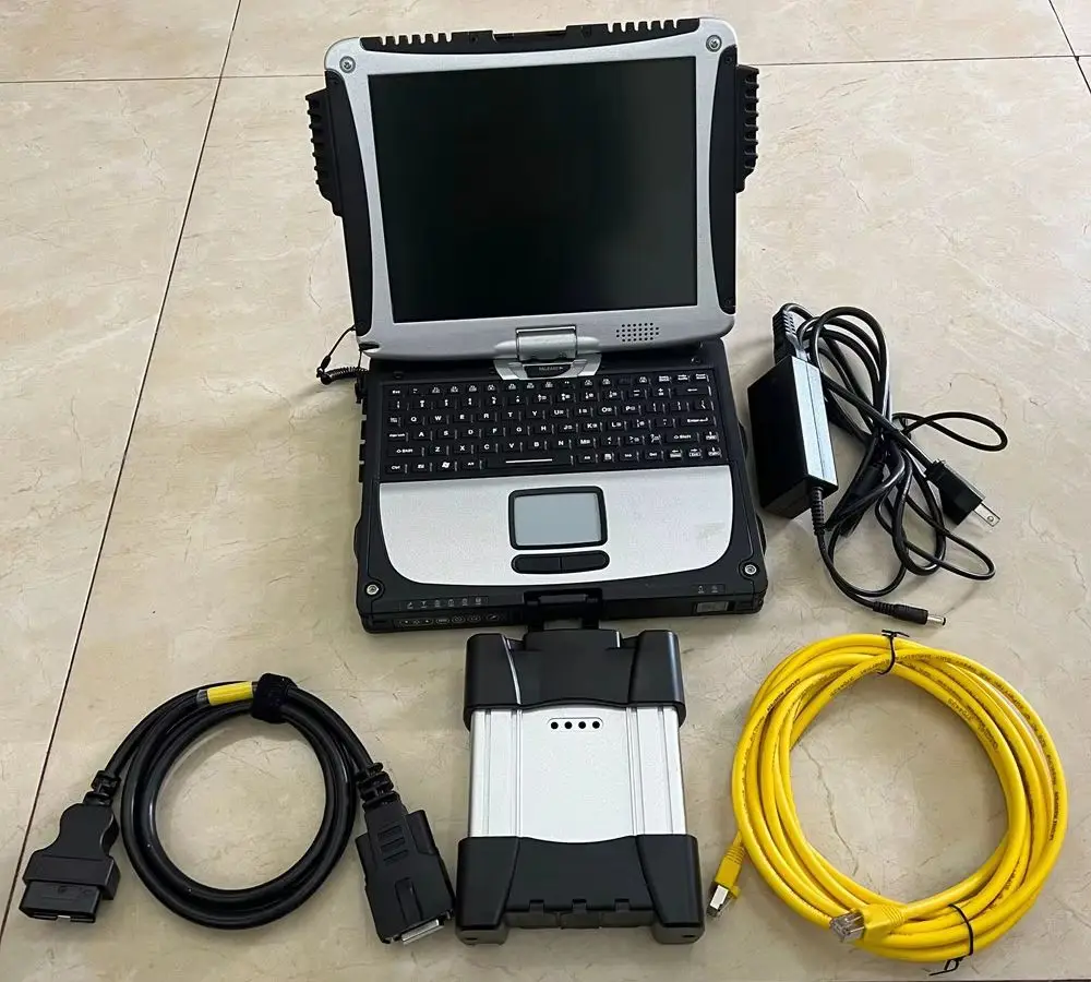 

Многоязычное программное обеспечение 01/2023 для мультипримеров BMW NEXT, OBD Lan кабели, диагностические инструменты с процессором CF19 i5, полный комплект ноутбука