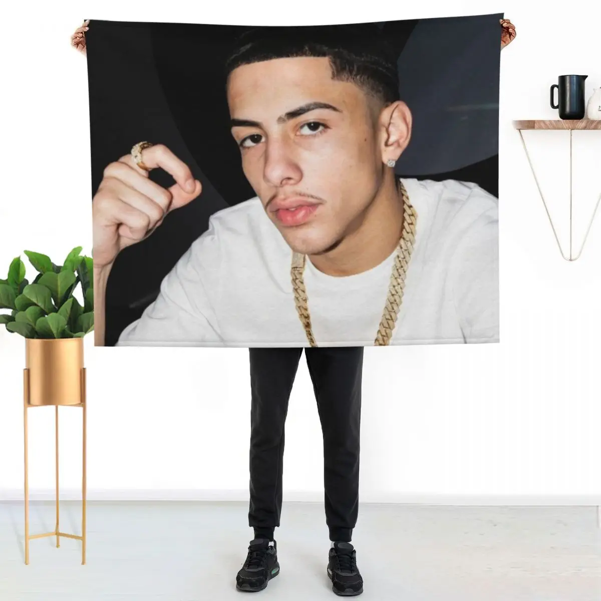 J.I. Prince Of NY Throw Blanket blankets ands christmas gifts Thins Blankets For Bed Soft Beds sofa bed Blankets