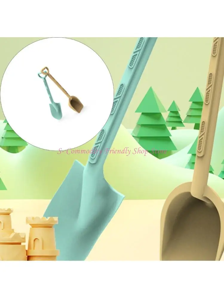 85AE 2PCS Sandschaufel Spielzeug für kreatives Graben Freien Sandspiel Schaufel Werkzeug Safe Rundkanten Strandgarten