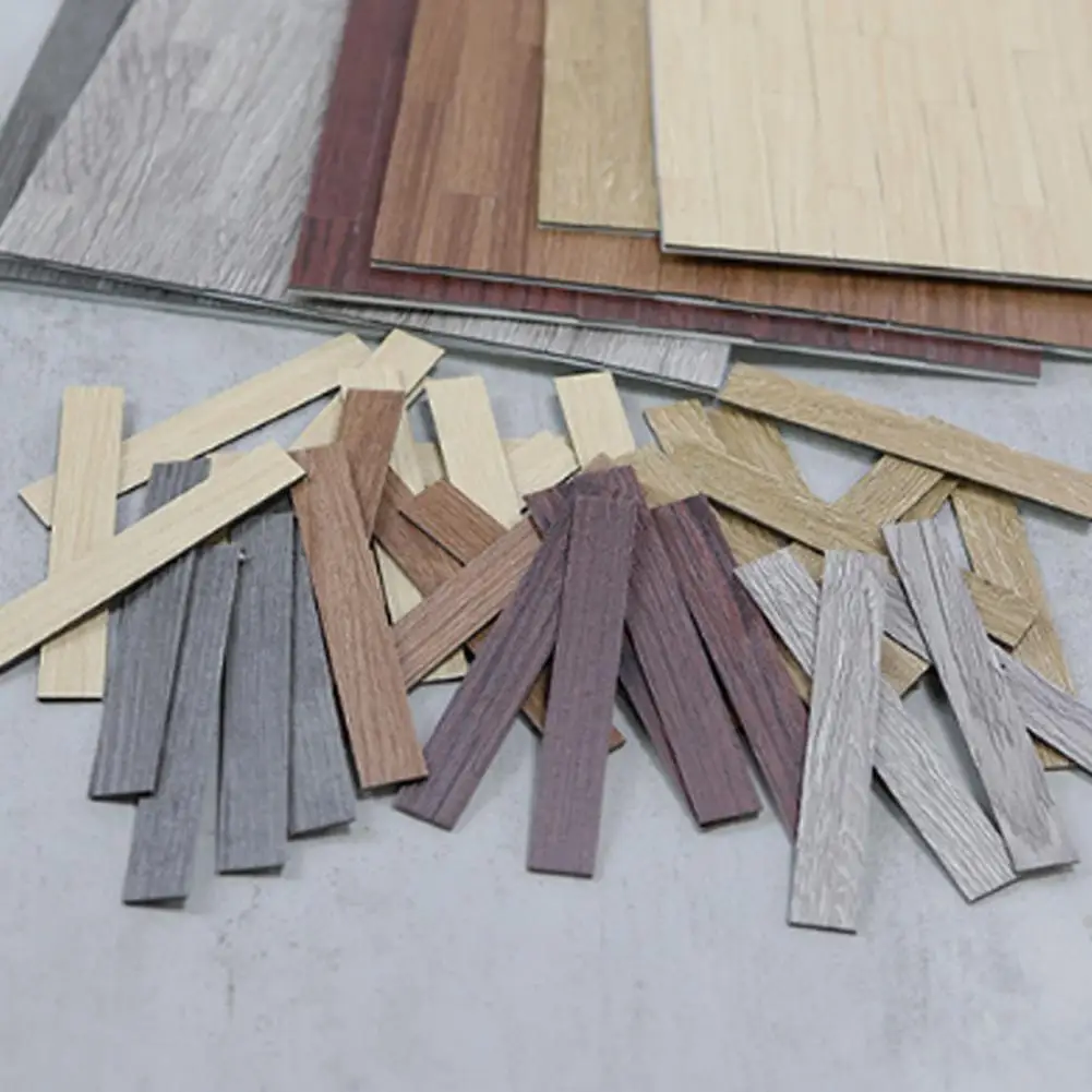 

Doll Houses Wood Plank Stickers Realistic Wood Flooring for Mini Doll Houses Self-adhesive Baby House Floor Boards Diy Doll