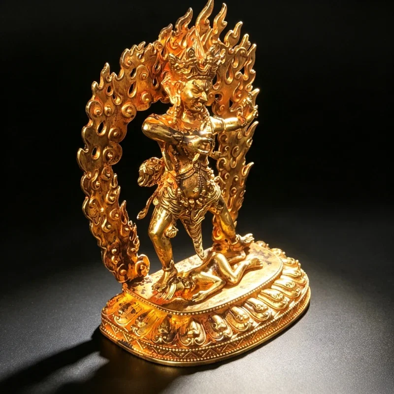 Ekajati Statue Tibetan Buddhist One-Hair Mother Dharma Protector Sculpture Nepal Tantric Buddha Figurine Home Altar Worship