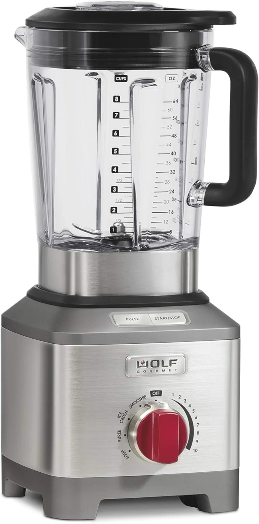 

Wolf Gourmet Pro-Performance Blender, 64 oz Jar, 4 program settings, 12.5 AMPS, Blends Food, Shakes and Smoothies