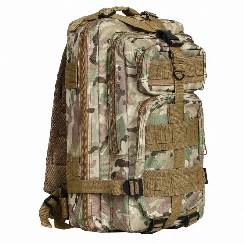 

3P Tactical Backpack Rucksack Molle Waterproof Hiking Camping Hunting Outdoor Sport Bags 30L