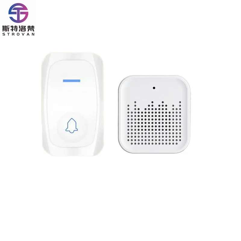 STLF  M2 Wireless Doorbell Home Low Power Consumption Intelligent Super Long Distance Waterproof USB Power Supply One Two
