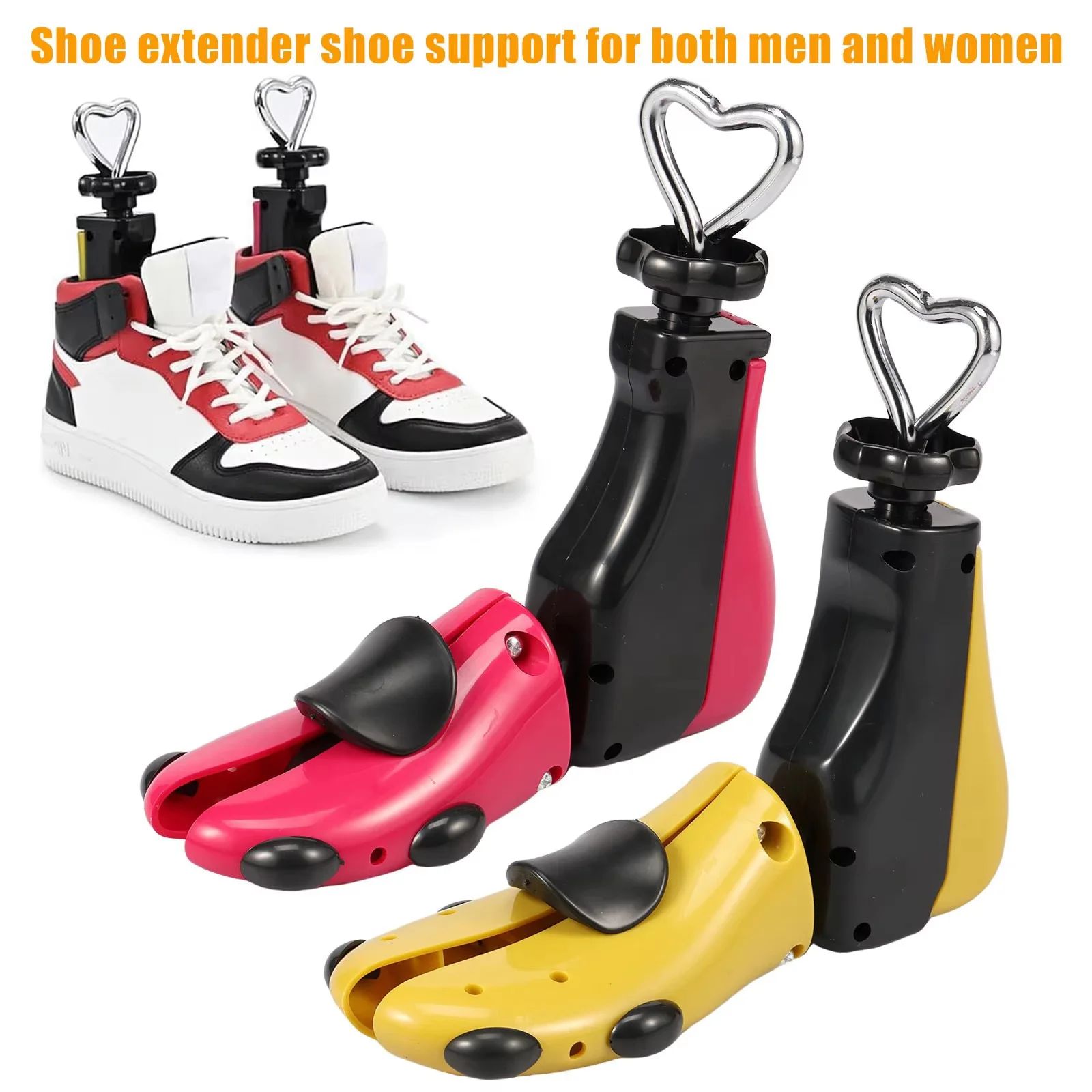 1 Pc Universal Adjustable Shoe Stretcher Widener Shoe Tree for High Top Sneakers Boots Men Women Foot Care Expander Tool