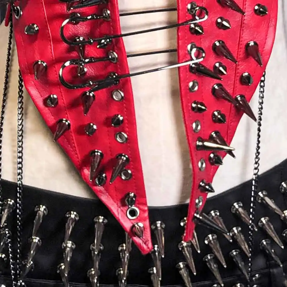 80年代 90年代 ヒップホップ グランジ ハンドメイド エコ パンクロック エモ カワイイ DIY ゴス サイバー 原宿系 E-girls Y2K ホルターネック キャミソール トップス ゴシック タンクトップ