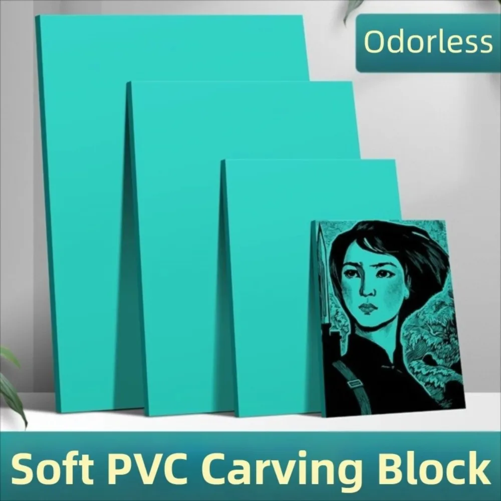 Soft Linoleum Carving Rubber Block a5/A4/8K Thickened Printmaking Stamp Blocks Odorless Engraving Sheet Printing Board Plate