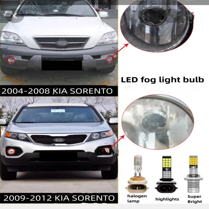 

881 светодиодный противотуманная лампа для KIA Sorento 2004-2008