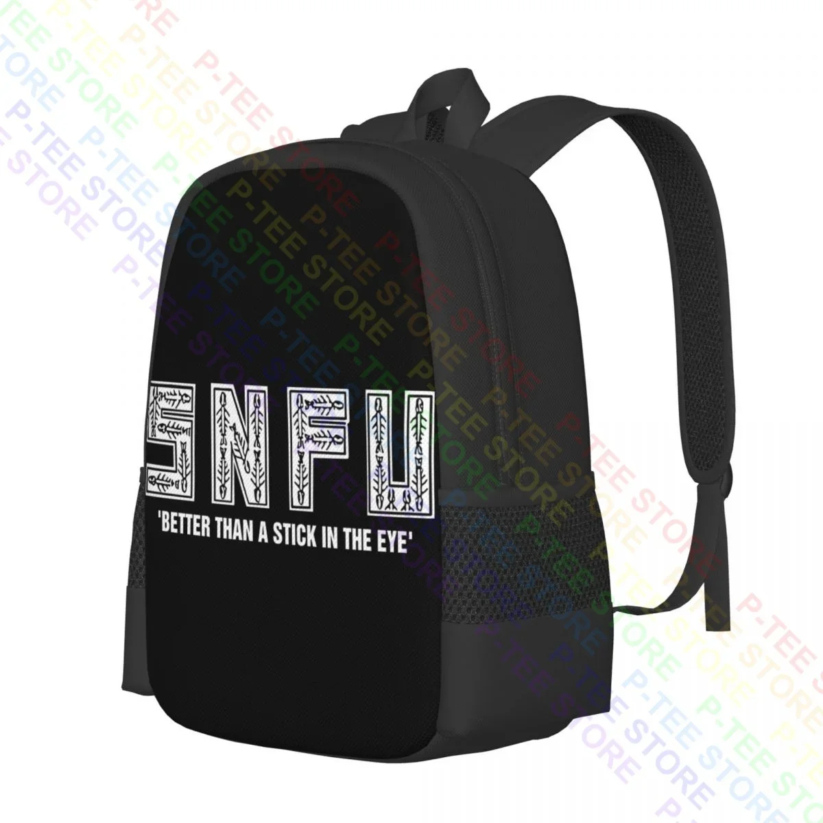 Snfu Better Than A Stick In The Eye Album P-1646Backpack Large Capacity Print Beach Bag