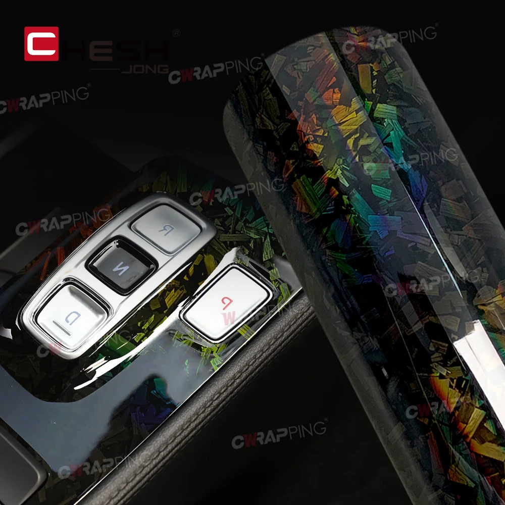 

Лазерные кованые виниловые наклейки из углеродного волокна, аксессуары для мотоциклов, автомобильная наклейка из фольги для автомобильной пленки, клейкий аксессуар