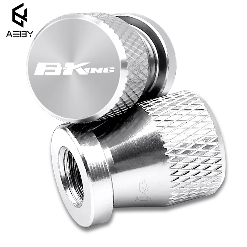 2PCS Motorcycle Aluminum Alloy Tire Wheel Parts Valve Stem Caps Cover For Suzuki B-KING 1300 Bking 1340 Bking1300 Accessories