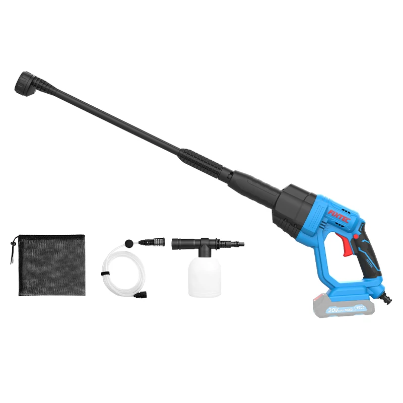 

FIXTEC 20V Battery Operated Car Washer Equipment 22Bar Cordless High Pressure Car Washer