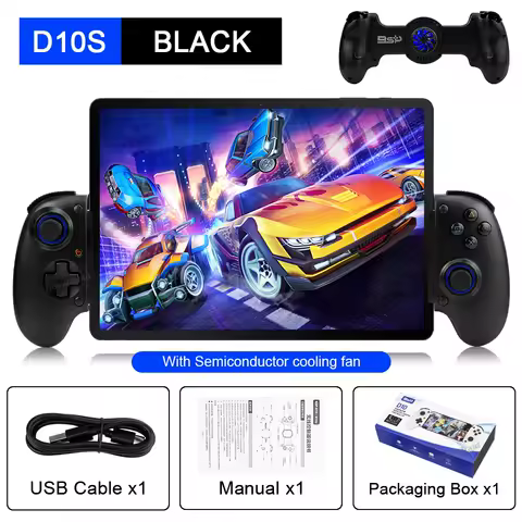NEW BSP D10 D10S Stretching Cooling Game Controller For SWITCH/Android/Apple IOS Tablet /PS3/PS4 For XBOX Gamepad Streaming