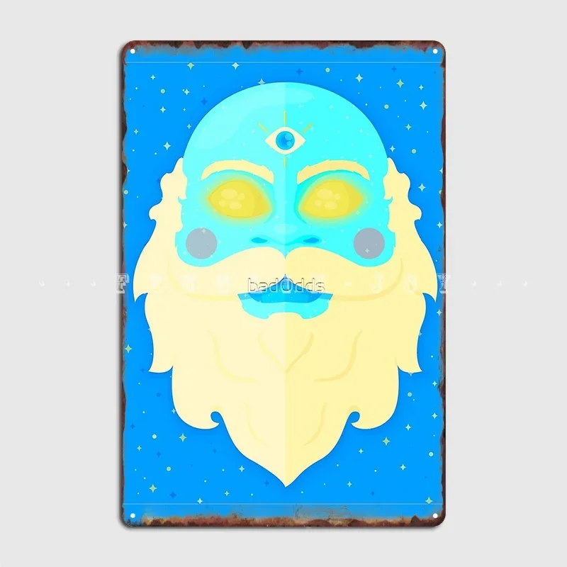 سانتا كوزموس علامة معدنية جدار الكهف المرآب نادي الطباعة جدار ديكور تين تسجيل الملصقات #1