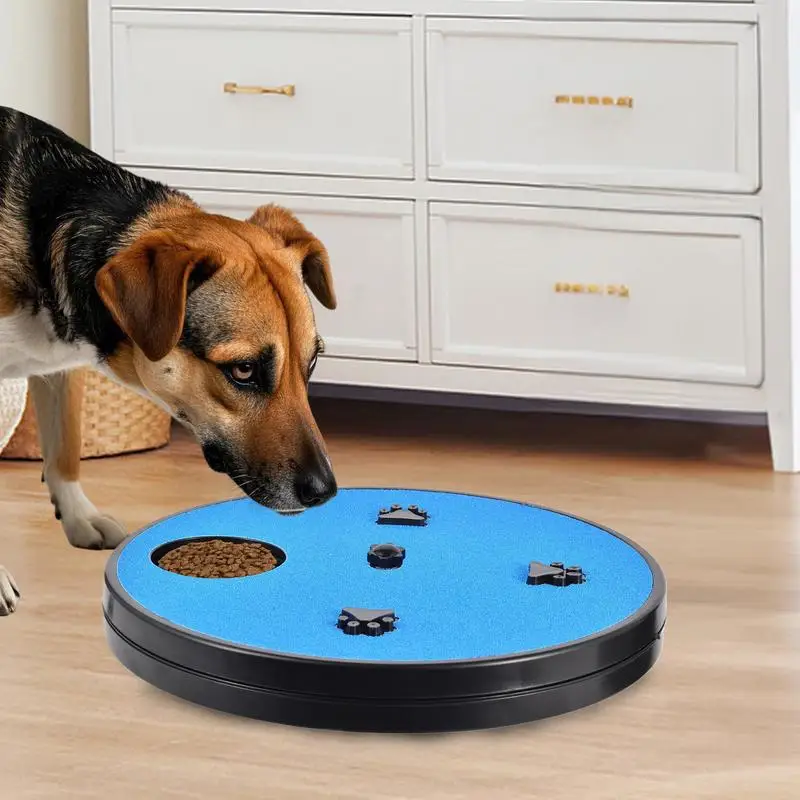 Dog Nail Scratch Board Non-slip Dog Scratching Board Round Slow Feeding Toy Interactive Pet Food Puzzle Toy For Indoor Dogs